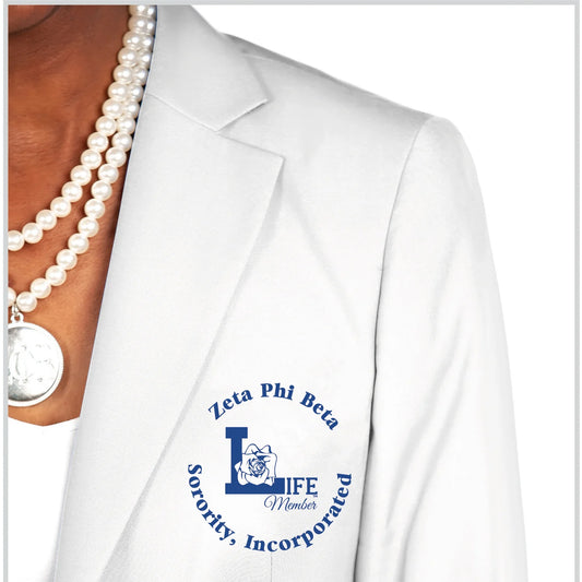 Life Member Blazer (White)