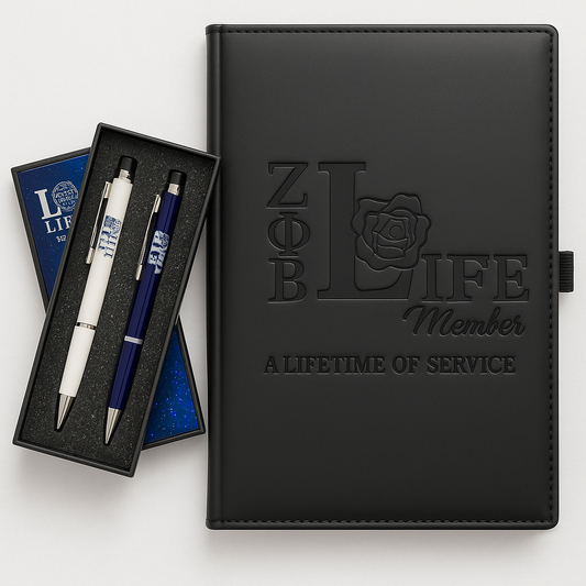 Life Member Grand Boule Souvenir Journal/Pen Set