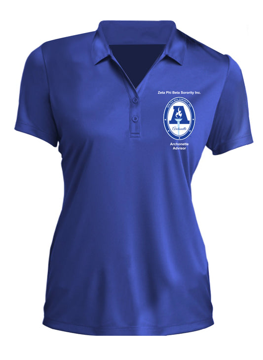 Advisor Polo Shirt with Pearled Out Para